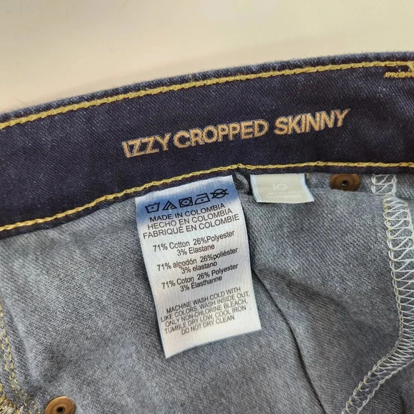 MICHAEL KORS IZZY CROPPED SKINNY Jeans Womens 10 - Picture 10 of 11